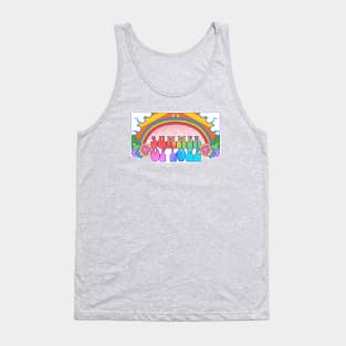 Summer Of Love Rainbow Pop Paradise Tank Top